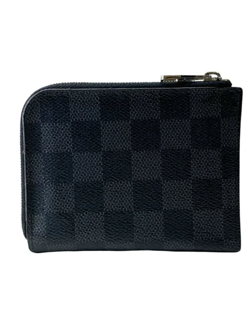 Louis Vuitton Zippy Coin Purse Damier Graphite Gray Black Practicality Compact